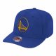 MITCHELL & NESS GOLDEN STATE WARRIORS TEAM GROUND REDLINE STRETCH SNAPBACK ROYAL