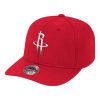 MITCHELL & NESS HOUSTON ROCKETS TEAM GROUND REDLINE SNAPBACK RED