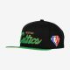 MITCHELL & NESS NBA BOSTON CELTICS 75TH GOLD SNAPBACK BLACK