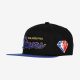 MITCHELL & NESS NBA PHILADELPHIA 76ERS 75TH GOLD SNAPBACK BLACK OS