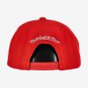 MITCHELL & NESS PHILADELPHIA 76ERS 75TH PLATINUM SNAPBACK RED