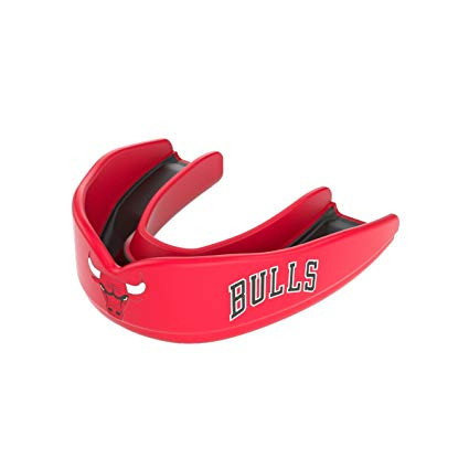 SHOCK DOCTOR ULTRA BASKETBALL MOUTHGUARD (BULLS) RED/BLACK