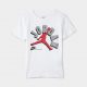 JORDAN KIDS VARISTY JUMPMAN S/S TEE WHITE 5-6YR