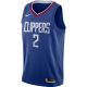 NBA X NIKE LOS ANGELES CLIPPERS  KAWHI LEONARD ICON EDITION SWINGMAN JERSEY RUSH BLUE/WHITE/LEONARD KAWHI