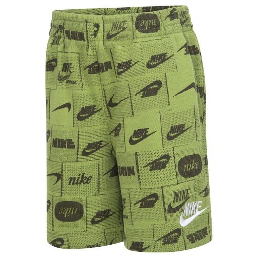 NIKE NKB B NSW CLUB SSNL AOP SHORT GREEN 6-7YR