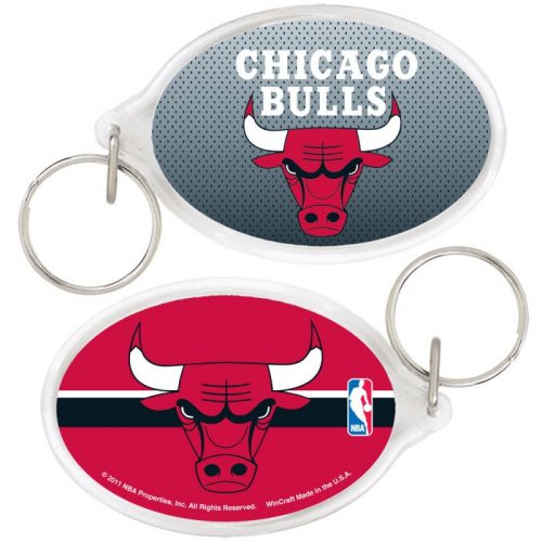 Wincraft Chicago Bulls Ovális Akril Kulcstartó Színes