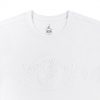 Jordan M JSW TEE DRPTL EMBOSS LOGO  WHITE