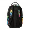 SPRAYGROUND NEON FLORAL DLXSV BACKPACK BLACK/GREEN