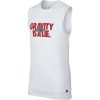 Jordan M JSW TEE DBL LYR GRAVITY WHITE/WHITE/BLACK