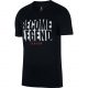 Jordan M JMTC TEE BECOME LEGEND BLACK/WHITE