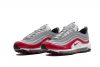 Nike AIR MAX 97 PURE PLATINUM/UNIVERSITY RED-BLACK-WHITE