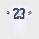 JORDAN KIDS 23 SPECKLE TEE WHITE/BLACK