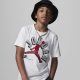 JORDAN KIDS VARISTY JUMPMAN S/S TEE WHITE