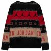 JORDAN KIDS HOLIDAY FLC CREW BLACK 12-13YR