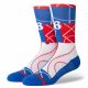 STANCE ZONE PHILADELPHIA 76ERS BLUE L