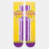 STANCE OVERSPRAY LOS ANGELES LAKERS PURPLE/YELLOW