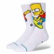 STANCE BART SIMPSON WHITE