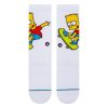 STANCE BART SIMPSON WHITE