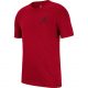 Jordan JMPMN AIR EMBRD TEE  GYM RED/BLACK