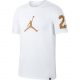 Jordan M JSW TEE JUMPMAN BRAND MARK  WHITE