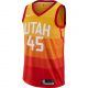 NBA X NIKE UTAH JAZZ DONOVAN MITCHELL CITY EDITION SWINGMAN JERSEY AMARILLO/MITCHELL DONOVN