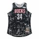 MITCHELL & NESS ALL-STAR (NBA) NBA WORLD RISING STARS JERSEY ALL-STAR 2015 GIANNIS ANTETOKOUNMPO BLACK/WHITE M