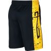 Jordan BSC BBALL SHORT BLACK/TOUR YELLOW/GYM RED