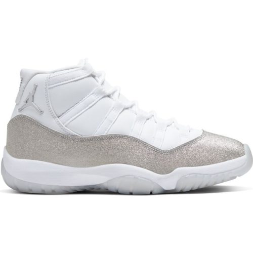 AIR JORDAN 11 RETRO WHITE/METALLIC SILVER-VAST GREY