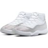 AIR JORDAN 11 RETRO WHITE/METALLIC SILVER-VAST GREY