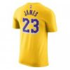 NIKE X NBA LEBRON JAMES LOS ANGELES LAKERS NIKE DRI-FIT AMARILLO/JAMES LEBRON