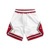 MITCHELL & NESS CHICAGO BULLS AUTHENTIC SHORT  WHITE