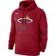 NBA X NIKE MIAMI HEAT LOGO HOODIE TOUGH RED