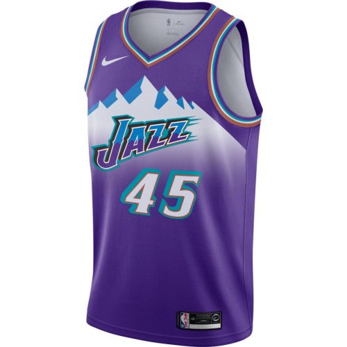 NBA X NIKE DONOVAN MITCHELL UTAH JAZZ CLASSIC EDITION SWINGMAN JERSEY FIELD PURPLE