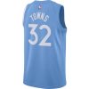 NBA X NIKE KARL ANTHONY TOWNS MINNESOTA TIMBERWOLVES SWINGMAN CIT EDITION JERSEY VALOR BLUE/WHITE/TOWNS KARL-ANTH