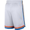 NBA X NIKE OKLAHOMA CITY THUNDER M NK SWINGMAN HOME SHORT WHITE/SIGNAL BLUE/SIGNAL BLUE