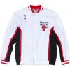 MITCHELL & NESS NBA CHICAGO BULLS 1992-93' AUTHENTIC WARM UP JACKET WHITE