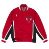 MITCHELL & NESS NBA CHICAGO BULLS AUTHENTIC WARM UP JACKET SCARLET