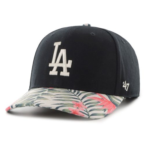 47 MLB Los Angeles Dodgers Coastal Floral Snap MVP DP BLACK ONE