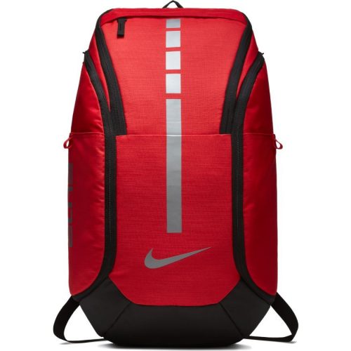 NIKE HOOPS ELITE PRO BACKPACK UNIVERSITY RED/BLACK/MTLC COOL GREY