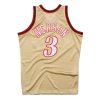 Mitchell & Ness NBA Swingman Jersey Philadelphia 76ers Allen Iverson 97-98 GOLD