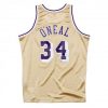 Mitchell & Ness NBA Swingman Jersey Los Angeles Lakers Shaquille O'Neal 96-97 GOLD