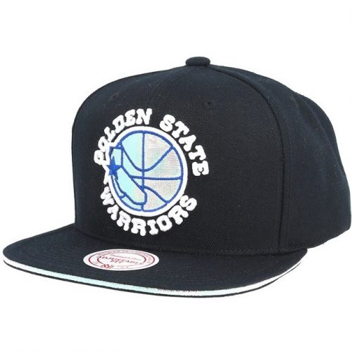 Mitchell & Ness Dark Hologram II Snapback Golden State Warriors BLACK