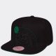 Mitchell & Ness Cropped XL Snapback Boston Celtics BLACK