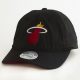 Mitchell & Ness Light & Dry Snapback Miami Heat BLACK