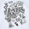 MITCHELL & NESS NBA LOS ANGELES LAKERS DOODLE TEE WHITE