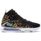 NIKE LEBRON XVII BLACK/BLACK-MULTI-COLOR