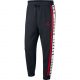 JORDAN AIR FLEECE PANTS BLACK/GYM RED