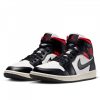 AIR JORDAN 1 MID W Black/Sail/Gym Red