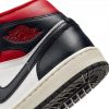 AIR JORDAN 1 MID W Black/Sail/Gym Red