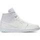 AIR JORDAN 1 MID WHITE/WHT/W